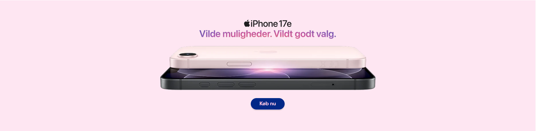 iPhone 17e – Vilde muligheder. Vildt godt valg.