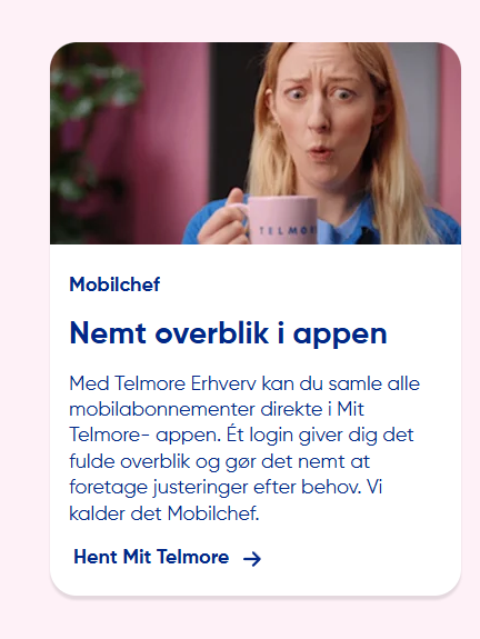 Mobilchef – Nemt overblik i appen