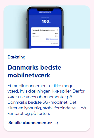 Dækning – Danmarks bedste mobilnetværk